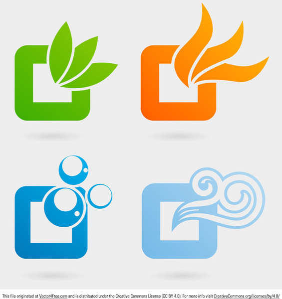nature elements logos