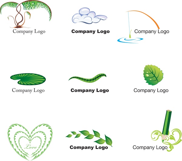 nature logos vector