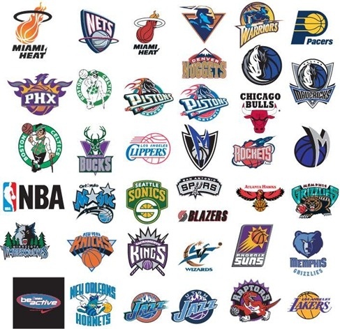 NBA Basketball Team Vector Logos