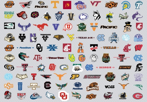 NCAA Menâ€™s Basket Logos Pt2