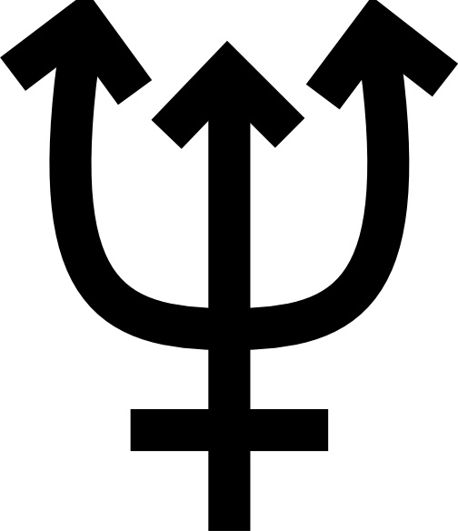 Neptune Symbol clip art