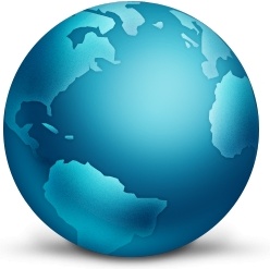 Network Globe Connected