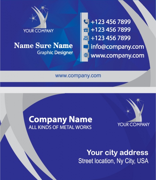 new business card template