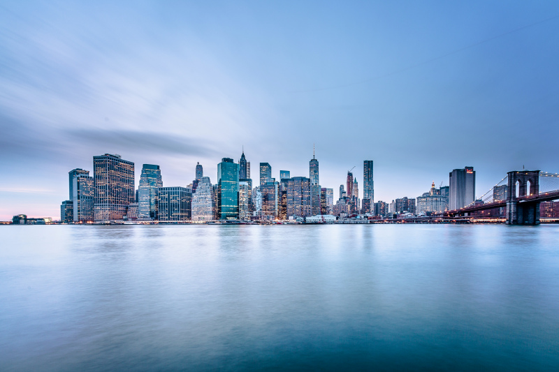new york city landscape picture elegant calm sea scene 
