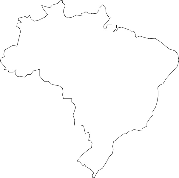 Nferraz Brazilian Map clip art
