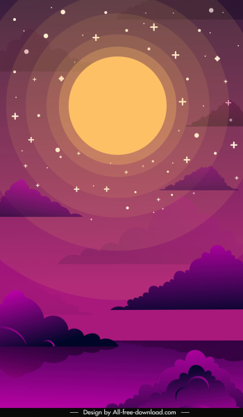 Night sky background cartoon vectors free download 74,897 editable .ai .eps  .svg .cdr files