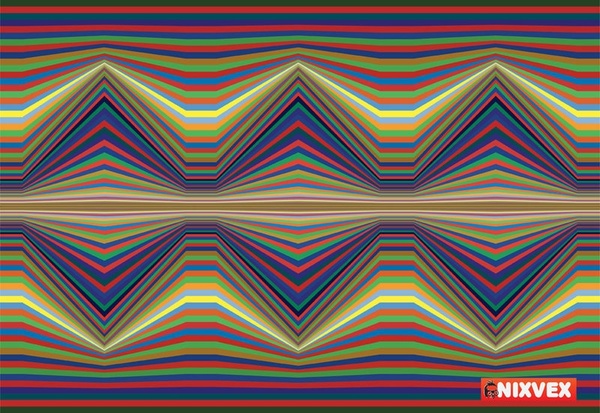 NixVex Free "Seismic waves" Op Art Texture