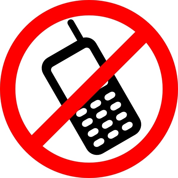 Download No Cell Phones Allowed clip art Free vector in Open office ...