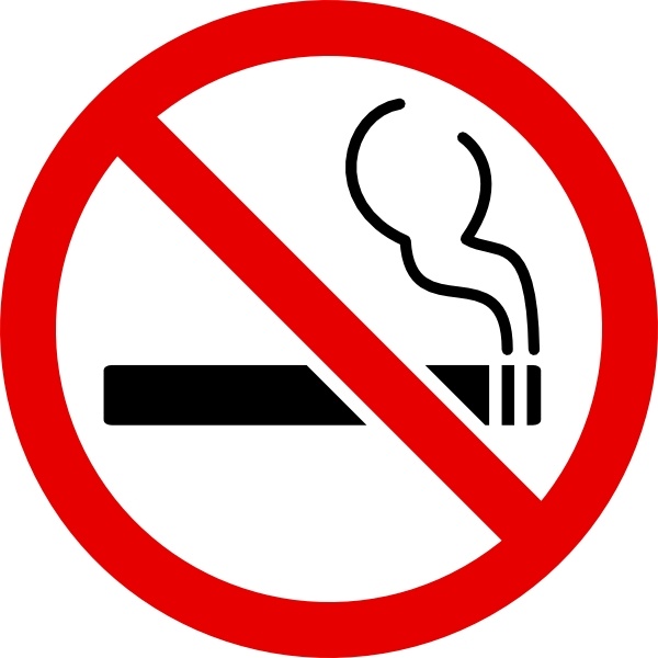 No Smoking Sign clip art