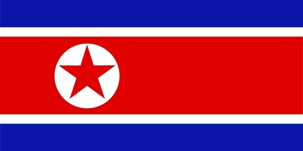 North Korea National Flag clip art