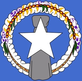 Northern Mariana Flag clip art 