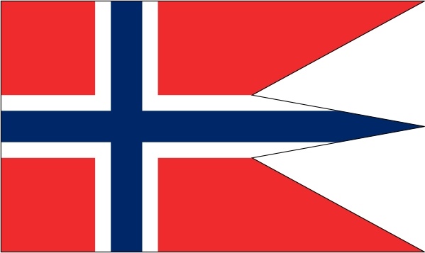 Norwegian State Flag clip art