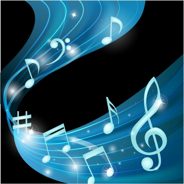 notes music background 