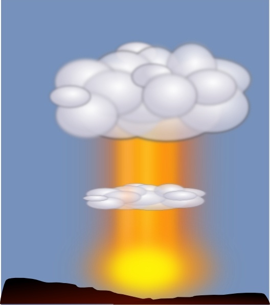 Nuclear Explosion Jh clip art