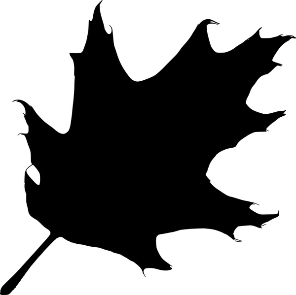 oak leaf silhouette