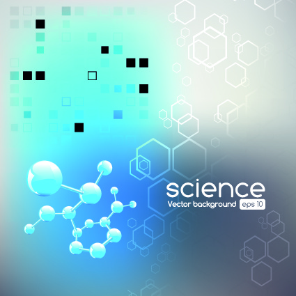 object science elements vector backgrounds 