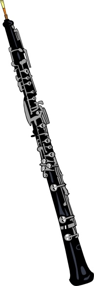 Oboe clip art Free vector in Open office drawing svg 