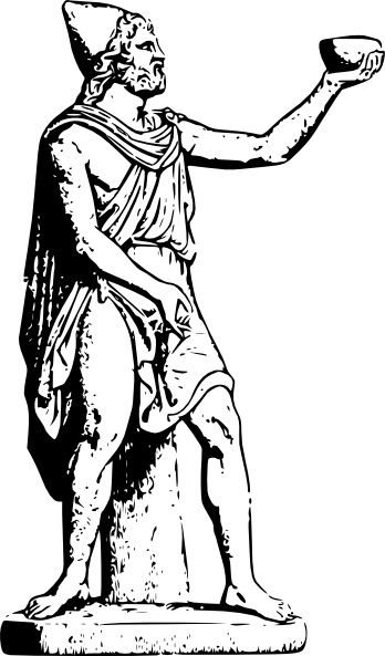 Odysseus Statue clip art