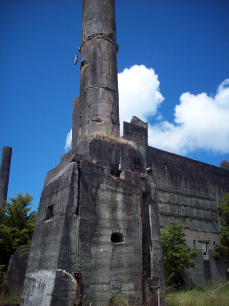 old cement ruins