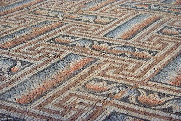 old mosaic pattern