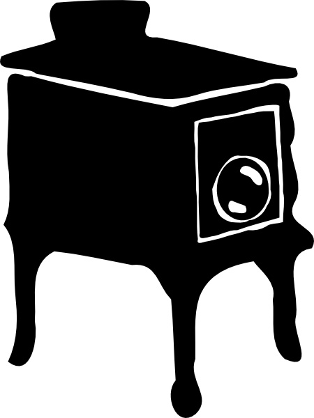 Old Style Stove clip art