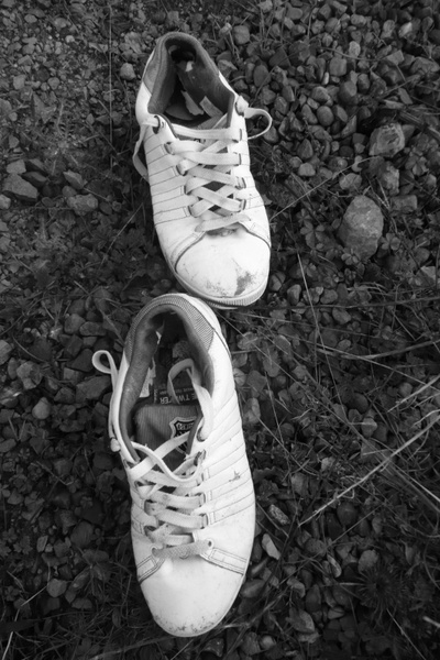 old white shoes