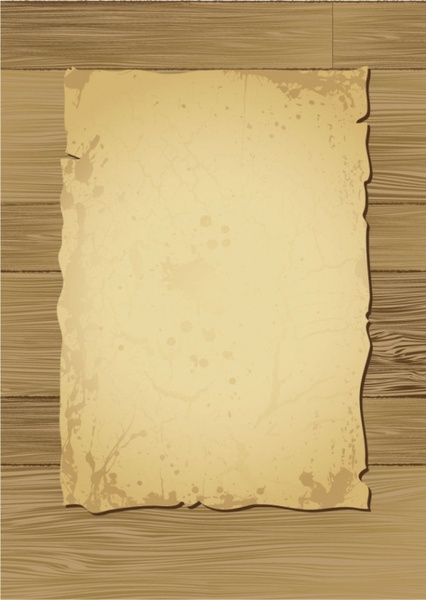 old wood and paper vector