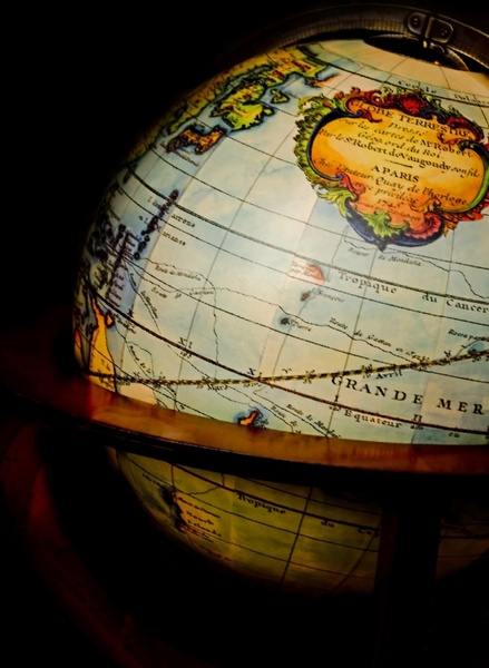 old world globe
