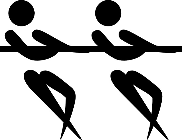 Olympic Sports Tug Of War Pictogram clip art 