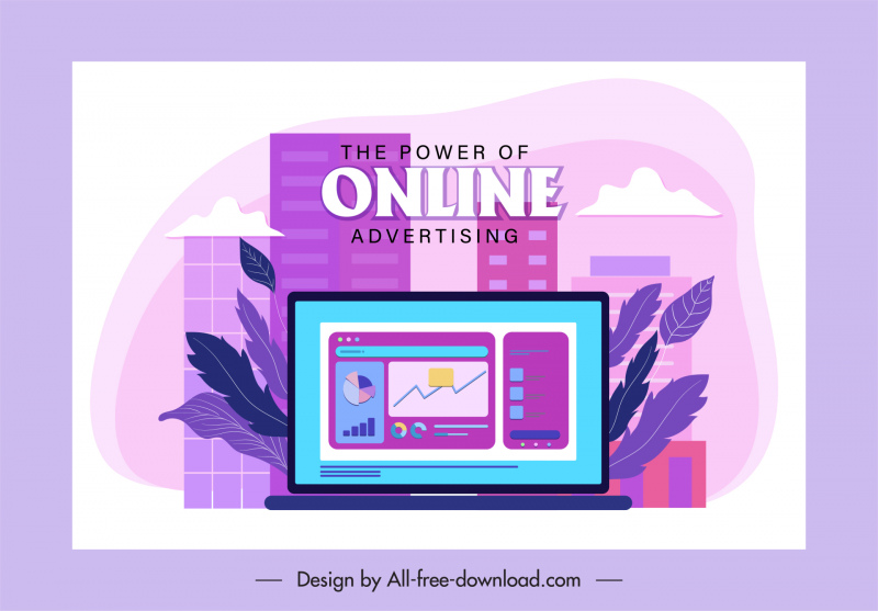 online advertising banner computer business user interface sketch
