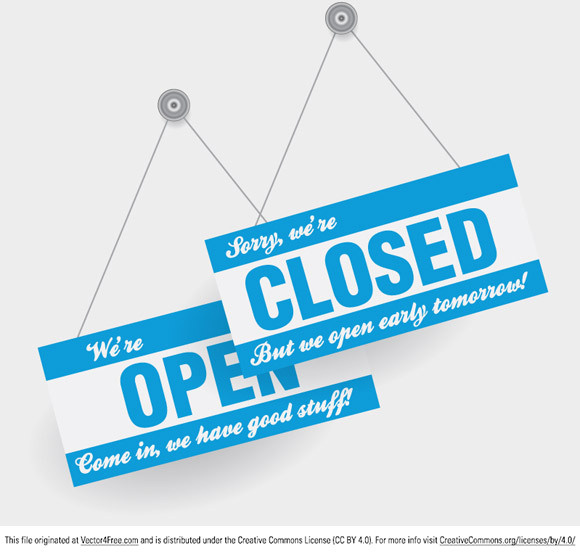 Open And Closed Signs To Print