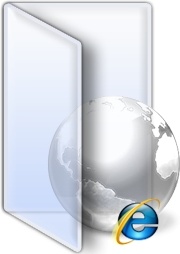 Open folder global earth internet explorer 