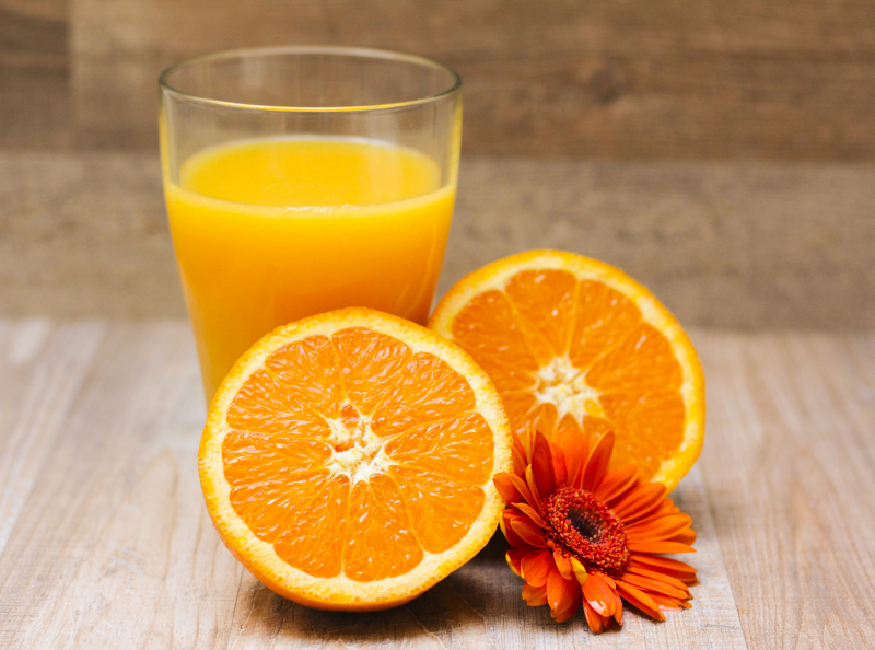 orange backdrop picture fruit juice flower decor