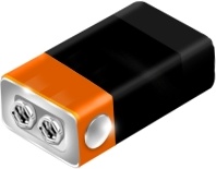 Orange battery cell