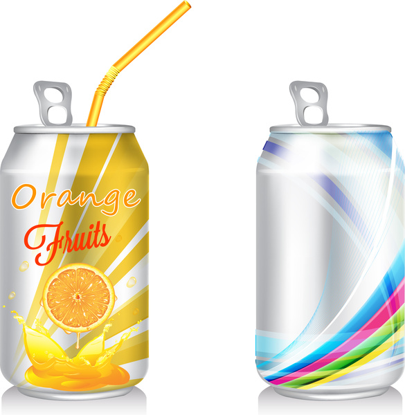 orange juice open can
