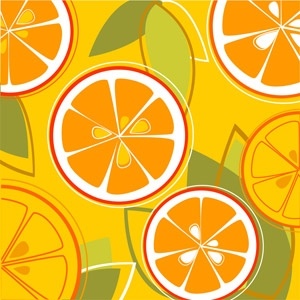 oranges combine vector background