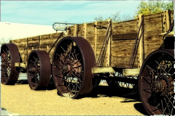 ore wagon steam tractor