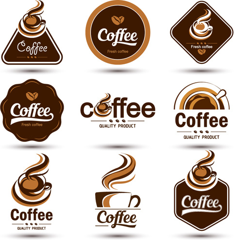 Download Original design coffee labels vector Free vector in ...