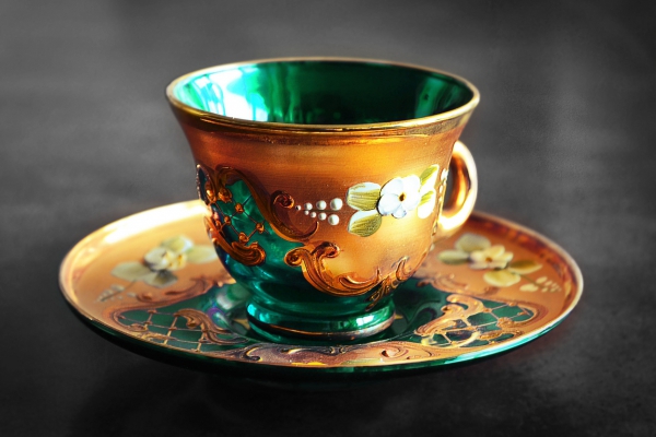 ornamental tea cup 
