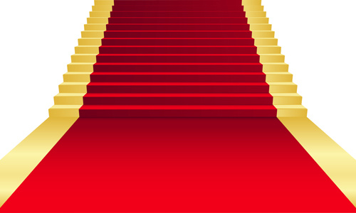 ornate red carpet backgrounds vector
