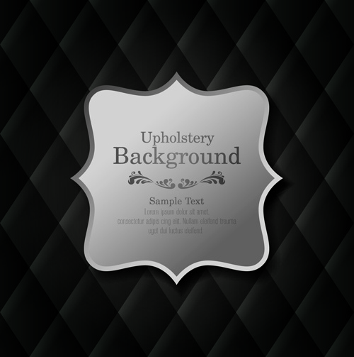 ornate upholstery backgrounds design vector 