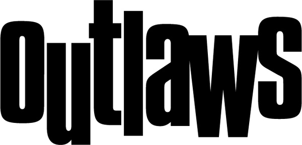 Outlaw Word Svg