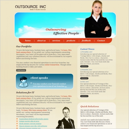 Outsource Inc Template
