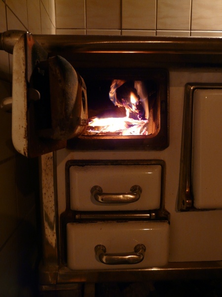 oven oven slide wood fire