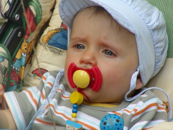 pacifier baby carriage small child