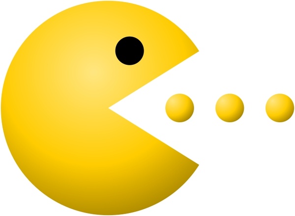 pac man video game drawing