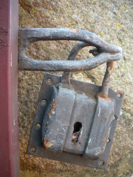 padlock large old