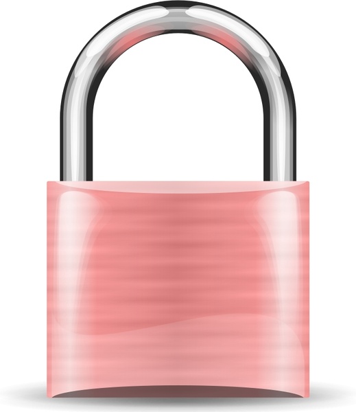 padlock pink