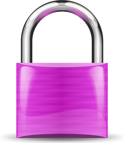 padlock violet