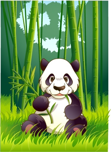 panda vector